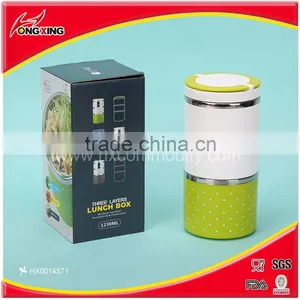 SS 630ml Thermos Tiffin Carrier /insluated Tiffin Lunch Box thumbnail-4