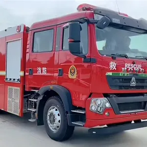 Heavy Truck HOWO 8t Water Tank Foam Fire Truck thumbnail-1