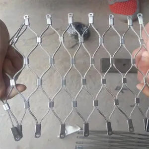 Stainless Steel Rope Net, Wire Rope Net, Metal Fall Net Entity Manufacturers thumbnail-1