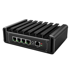 PfSense Firewall i7 1165G7 i5 1135G7 N5105 4x Intel I225 2.5G LAN 2xDDR4 NVMe Industrial Fanless Mini PC 4xUSB HDMI2.0 OPNsense thumbnail-1