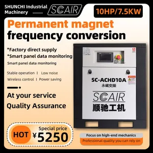 SCAIR 10HP 1.2MPa Ultra-Clean Compressor for Wafer Handling Robots & AMC Control thumbnail-4
