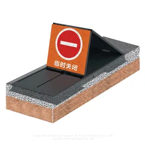UPARK Anti-crash Shallow Buried Car Park Locks Remote Control Parking Warning Barricade thumbnail-1