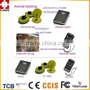 RFID Animal Ear Tags/WIFI Rfid Readers for Cattle Farms thumbnail-1