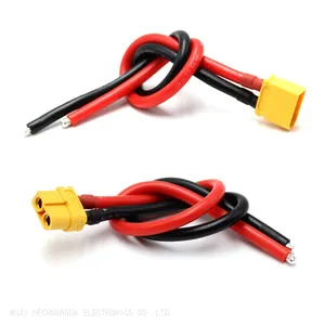 Amass XT60U-F/M With 12AWG Soft Silicone Wire Harness Processing XT60 Cable thumbnail-1