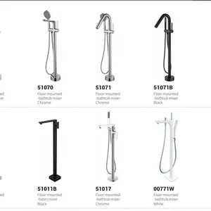 Comfortable Experience Easy Cleaning and Maintenanceas and Matches Various Styles Separate Bathtub Mixer Series thumbnail-3