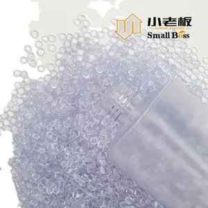 Transparent PVC Compound Granules Modified PVC for Lantern Weekly Candle Bottle Grave Candles Holder thumbnail-3