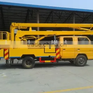 Hot Selling JMC Crew Cab 16m Aerial Work Platform Truck in Libya thumbnail-3