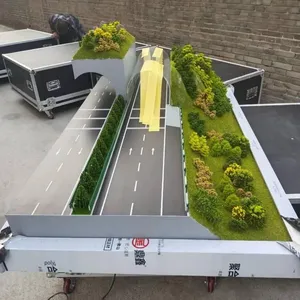 Supply of Highway Section Scene Sand Table Models. Customized Production of Sand Table Models thumbnail-1
