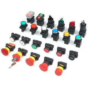 High Current 10A LED Light Source Push Button Switch With Spring Rebound thumbnail-1