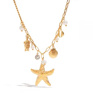 Exquisite Waterproof Minimalist Stainless Steel Gold Necklace - Custom Design thumbnail-5