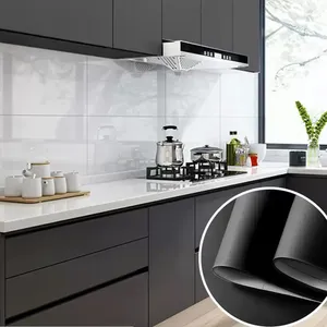 High-quality Solid Textured PVC Furniture Films Self-Adhesive Interior Modern Design Decorative Film thumbnail-4