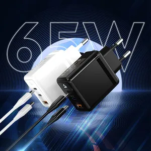 Dual-Port 100W GaN USB-C Fast Charger PD 3.0 for Laptop Charging thumbnail-5