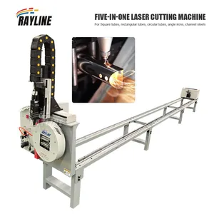 5 in 1 Laser Cutter for Square Tube Round Tube Angle Iron – Metal Fiber Laser Cutting Machine thumbnail-3