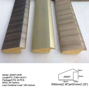 J05527 Series Bulk Picture Frame Moulding | Custom Sizes & Designs | Factory Direct | Hualun Guanse Hot Sale PS Photo Frame Moulding thumbnail-1