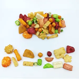 Wholesale Multicolor Mixed Rice Snacks Baked & Fried Assorted Arare Senbei for Private Label OEM Service thumbnail-3
