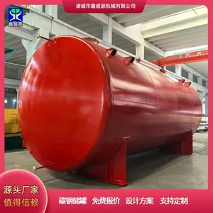 High-seal Carbon Steel Tanks, Commercial Horizontal Transport Tanks for Chemicals and Large-capacity Sewage Storage Tanks thumbnail-1