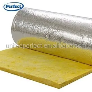 High Quality China Manufacture Fiber Glass Wool Insulation With Facing Flexible Duct Insulation thumbnail-3