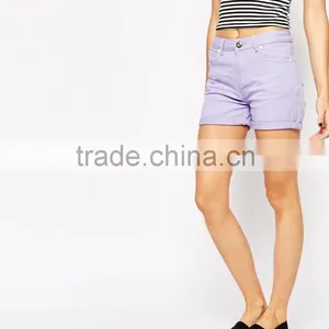 Street High Waist Denim Hot Mom Short Best Products For Import thumbnail-4