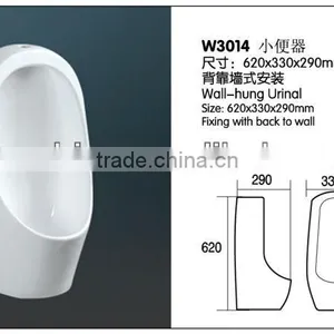 Modern Design Bathroom Wall Mounted Ceramic Urinal thumbnail-2