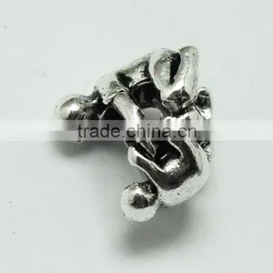 Lead Free Nickle Free Zinc Alloy Pdora Wrestling Theme Jewelry Hole Beads for Bracelets and Necklaces thumbnail-4