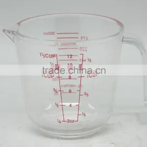 300ML 600ML STRONG TRANSPARENT PS MEASURING CUP thumbnail-1