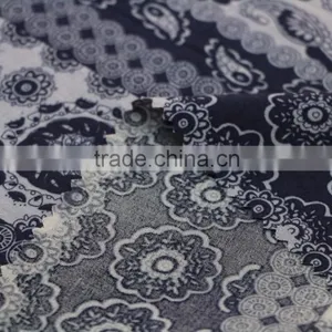 2017 Spring Top Selling Women Dress Soft 100%Rayon 45S*45S Poplin Plain Print Fabric thumbnail-3