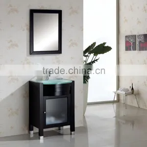 Glass Vanity Top Bathroom Cabinet WJB020 thumbnail-4