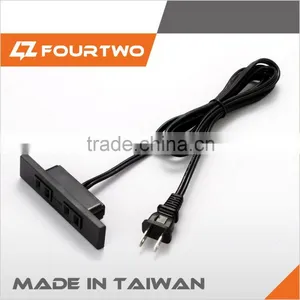 Taiwan New Export Product Oem Odm for Desk Use Short Extenson Cord With Front Cover thumbnail-1