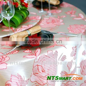 Polyester Round Table Cloth for Party and Banquet thumbnail-1