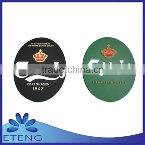 High Quality Custom PVC Rubber Drink Coasters For Promotion Item thumbnail-1