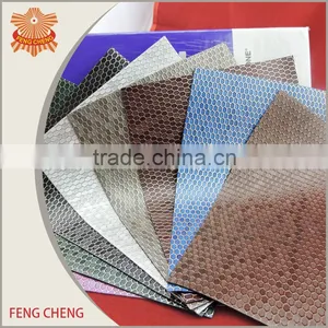 1.0mm Thickness Clear Grain Synthetic Embossed pu Shoe Leather thumbnail-6