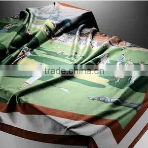 2014 New 100% Polyester Fleece Blanket Made in China thumbnail-1