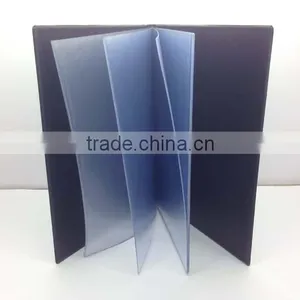 2015 Hot New High Quality Leather Menu Cover for Restaurants thumbnail-3