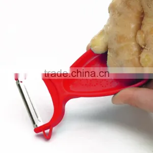 ABS+S/S 12.5*6.6 Kitchen Tools Stainless Steel Cute Fruit&vegetable Peeler/potato Peeler thumbnail-4