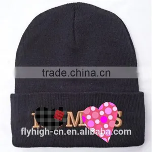 Cheap Price Wholesale Custom Warm Acrylic Knit Hat thumbnail-3