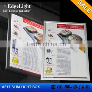 Edgelight AF17 Clip Type Single Side Advertising Display Rectangle Aluminous Light Box Made in Shanghai China thumbnail-1
