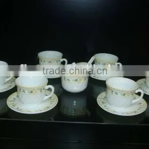 Hotel&restaurant Ceramic Cup&saucer,flower Porcelain Coffee Set thumbnail-6