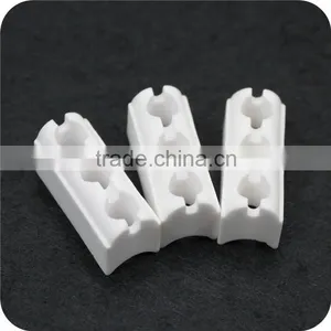 High Heat Resistance Insulating 95% Alumina Ceramic 1-8 Holes Ceramic Band Heating Insulators thumbnail-4