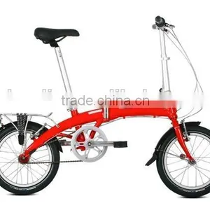 Aluminum Alloy 16 Inch Single Speed Folding Bike thumbnail-1