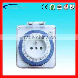 GT3-2108 French Style 3500W 24 Hours Programmable Mechanical Timer Switch thumbnail-1