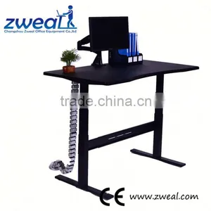 Single Motor Electric Adjusting Office Table With Two Segment Factory Wholesale thumbnail-1