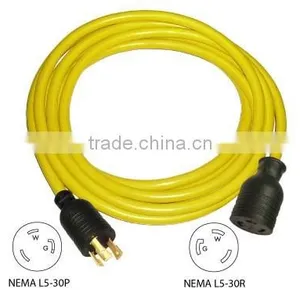 NEMA L5-30 Locking Extension Cord With UL CUL Approval. thumbnail-1