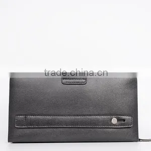Men's Leather Wallet, First Layer Cowhide Genuine Leather Luxury Clutch thumbnail-2