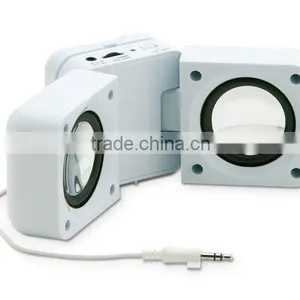 Folding White USB Speaker thumbnail-1