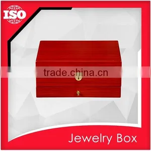 High-end Wooden Craft Packing Box With Mirror thumbnail-2