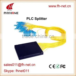 Fiber Optic PLC Splitter 1X2 1X4 1X8 1X16 1X32 1X64 SC/APC ABS Box for FTTH Quality Choice thumbnail-1