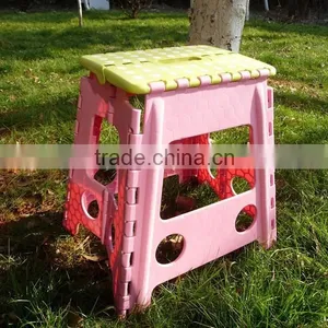 Strong Quality Big Size Home & Garden Folding Plastic Stool thumbnail-1