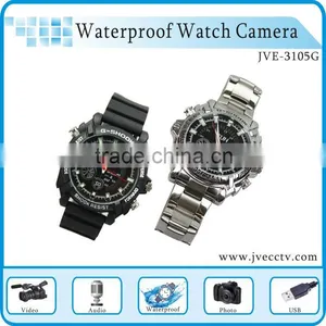 JVE-3105G 2-8GB Mini Watch Camera Watch Hight Tech And USB Driver DVR Waterproof Video Recorder Camcorder thumbnail-1
