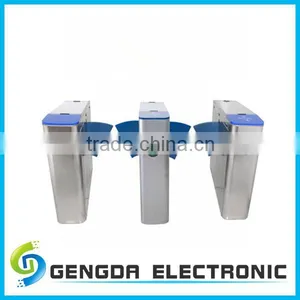 Anti-pinch Full Automatic Mechanism of Flap Turnstile Opening Gate for Access Control thumbnail-1