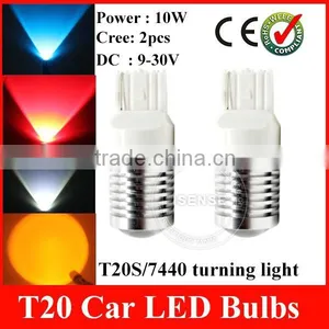 7440 Car Light Auto Mini Bulbs With 10w Crees Chips USA Import or Taiwan Chips thumbnail-1